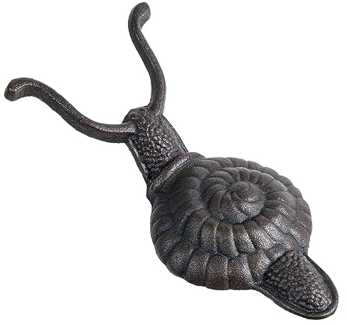 FARM IN Farmhouse Boot Jack Puller Rustic Shoe Jack Remover Heavy Duty Cast Iron for Home or Garden with Barn Snail Design