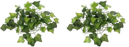 KAHDGSS Reptilienpflanzen Hängende Ranken Künstliche Blätter Reptilien Lebensraumdekoration Für Bartagamen Eidechsen Schlange Bartagamen Zubehör Treibholz Reptilienbedarf Reptilien Heizkissen