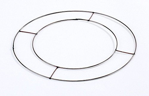 floral natalie 2 X 12 wire wreath rings flowers/grave/memorial craft christmas wreath