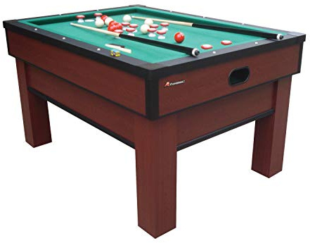 Atomic Classic Bumper Pool Table Multi-coloured, 5- 7/8” Top Apron; 7-3/4” Bottom Apron