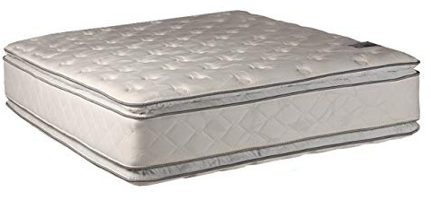 Dream Solutions USA Serenity Pillow Top - Medium Soft Queen (60x80x12) Mattress Only - Double-Sided, Spinal Support System, Fully Assembled, Luxury Quality, Orthopedic Type