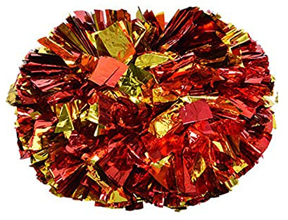 MAGT Pompones De Animadora Cheerleader, 1 Pieza Pompones De Aeróbicos Animadores Cheerleading para Fiesta De Baile Competencia Deportiva Escolar(6#)