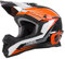 O'NEAL | Motocross-Helm | MX Enduro Motorrad | ABS-Schale, Lüftungsöffnungen für optimale Belüftung & Kühlung | 1SRS Helmet Stream | Erwachsene | Schwarz Orange | Größe L