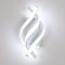 Comely Modern LED Wall Lamp, 22W LED Wall Lights Indoor, White Acrylic Wall Sconce Light for Bedroom Living Room Office Restaurant Hallway, Cool White 6500K