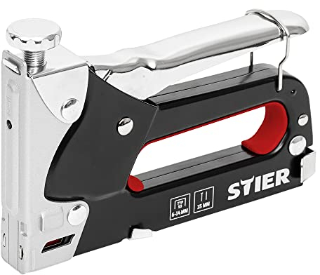STIER Kombi-Handtacker KHT-100 3 in 1 + 300 Klammern Typ 53