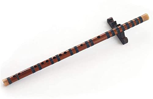 Kinesisk flöjt bambu flöjt musikinstrument träflöjt indisk flöjt kinesiskt instrument bambu klassiskt musikinstrument för barn vuxna nybörjare (Storlek: D Tone)