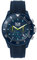 Ice-Watch - ICE chrono Blue lime - Blaue Herrenuhr mit Silikonarmband - Chrono - 020617 (Large)