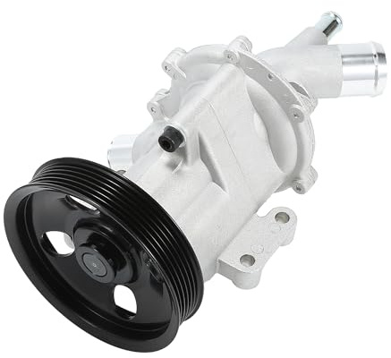 Partuto Water Pump No.11517513062 - Car Front Engine Water Pump - for Mini Cooper R50 R53 1.6L 2001-2006 Metal Silver Tone - 1Pc
