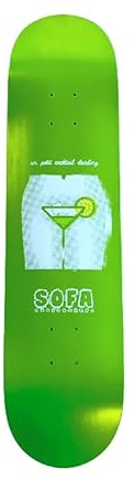 Planche de Skate – 8.0 – Cocktail – Deck Vert – Sofa Skateboards