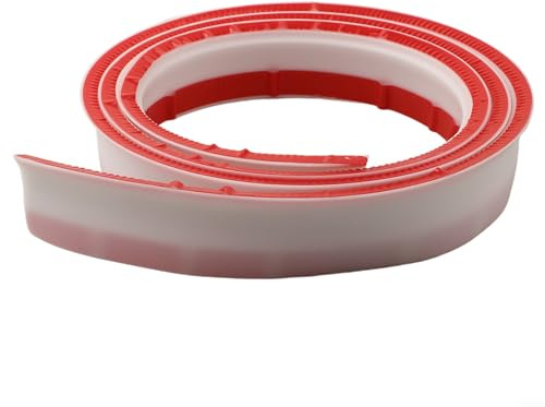 Striscia di tenuta del pavimento della doccia del silicone della barriera dell'acqua 2m bordo del bagno Trim Kitchen Sink Splash Guard Vasca da bagno Striscia di tenuta Wet Dry Separazione Barriera