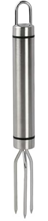 Forchetta Per Patate Acciaio Inossidabile Portapatate Con Buccia Riutilizzabile Forchetta Per Patate Per Barbecue, Cucine, Campeggio E Picnic 18 X 2 Cm Argento