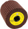Klingspor 320246 - NCW 600 S Vlies-Satinierwalze, rotbraun, 110x100x19, Verpackungseinheit 1 - Korn 80