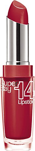 3 x Maybelline Superstay 14 Hour Wear Lipsticks 3.5g - 510 Non-Stop Red