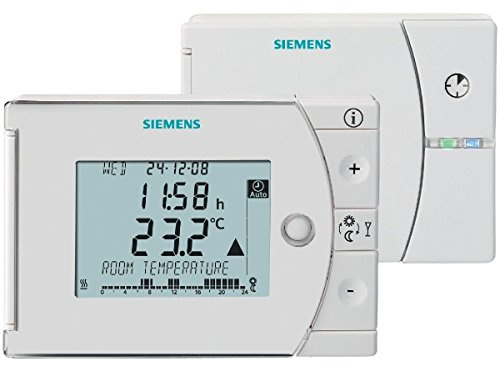 SIEMENS BPZ: REV24RF/SET - Raumtemperaturregler, 250 V, Weiß, Thermostat für Heiz-/Kühlsysteme