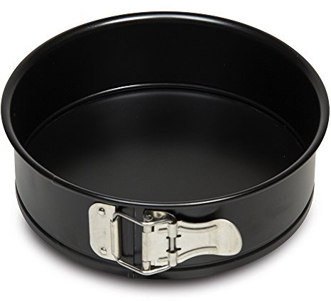 Guardini, Gardenia, Molde para Tarta Desmontable, 12 cm. Material: Acero con Revestimiento Antiadherente, Color Negro.