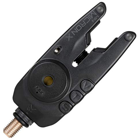 Fox Mini Micron X + Hardcase Bissanzeiger zum Karpfenangeln, Karpfenbissanzeiger, elektronischer Bissmelder