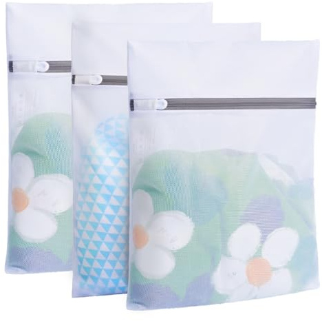 BAGAIL Sacchetti per Biancheria in Rete, Sacchetti per Lavatrice, Sacchetti in rete Riutilizzabili e Durevoli per Camicette Delicate, Biancheria Intima, Reggiseni, Lingerie e Vestiti per Bambini