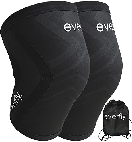 Everfly SCR 5 mm crossfit knäskydd i neopren, 1 par, storlek XL
