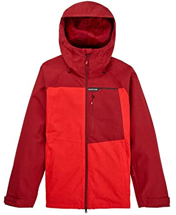 Burton Herren Lodgepole Snowboardjacke, Sun Dried Tomato/Tomato, S EU