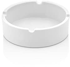 Posacenere da tavolo tondo bianco in melamina cod.HT00400LU cm 3,1h diam.10 by Varotto & Co.