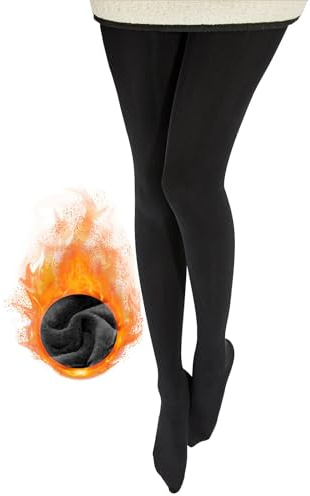 Collant Termici Donna, 230g Collant Opachi Foderati in Pile,Collant Invernali Vita Alta Elasticizzati Collant, Velluto Spesso Cald Pantaloni per Donne Ragazze,Regalo Invernale di Natale di Compleanno