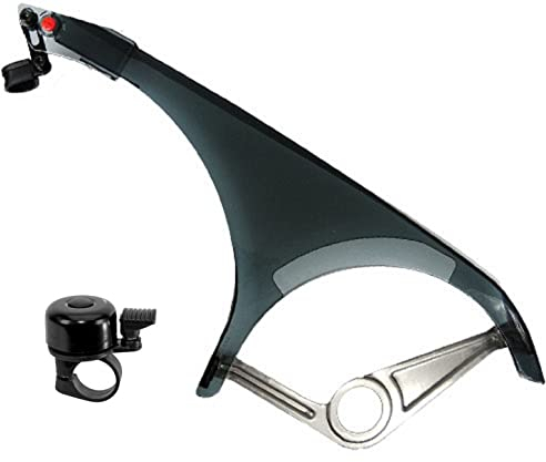 Hebie Chainguard 391 Fahrradkettenschutz 48 Zähne schwarz-transparent inkl. Fahrradklingel