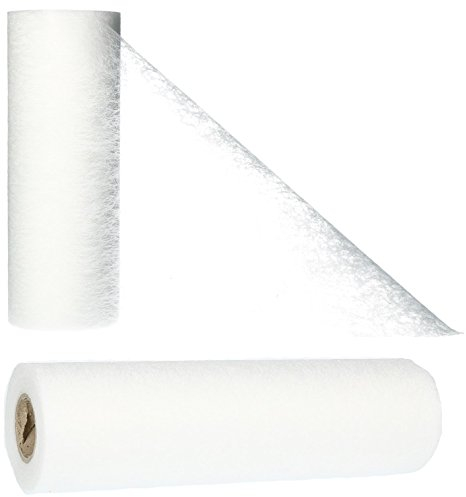 AmaCasa Tischläufer Weiß (23 cm x 25 m) – Hochwertiges Vliesband für stilvolle Tischdekoration bei Hochzeiten, Geburtstagen & besonderen Anlässen