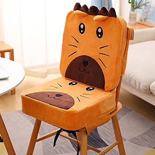 Asiento Elevador Niño Mesa Lavable Retirable Portátil Asiento Elevador para Mesa de Comedor 2 en 1 Antideslizante Alzadores de Asiento Niño con Hebilla de Seguridad,Cuadrado,5,5+10cm