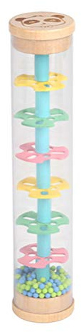Bozaap Enfants Pluie Rainmaker Bâton De Pluie Jouet Musical Goutte De Pluie Son pour Enfants Bâton De Pluie Bébé Jouet Éducatif Musique Instrument Auditif Sensoriel Jouet pour Enfant