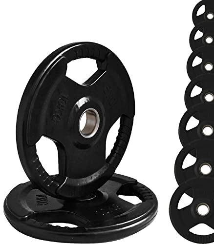 G5 HT SPORT Gummiskivor Gjutjärn Olympian Hål Ø50 mm för Gym E Home Gym 1,25 A 25 kg för hantlar och skivstänger