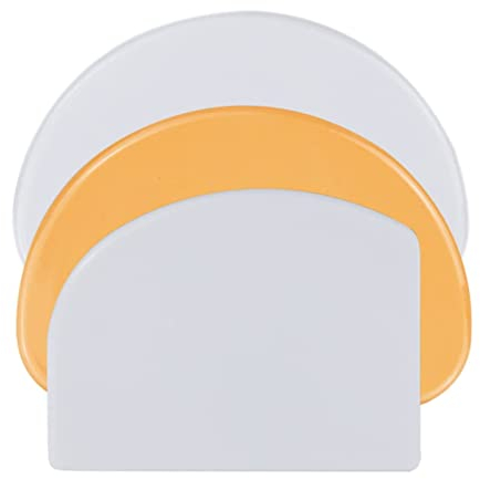 Pack of 3 dough scrapers, dough cards, dough cutters, dough scrapers, BPA-free, plastic, PE, flexible cake scraper, sharp edge, corners, silicone dough scraper, non-slip dough card, silicone