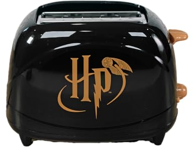 Uncanny Brands Harry Potter Icon Two-Slice Toaster – Toasts Harry Potter Glasses on Your Toast – Fun Kitchen Appliance –Compact and Easy to Clean