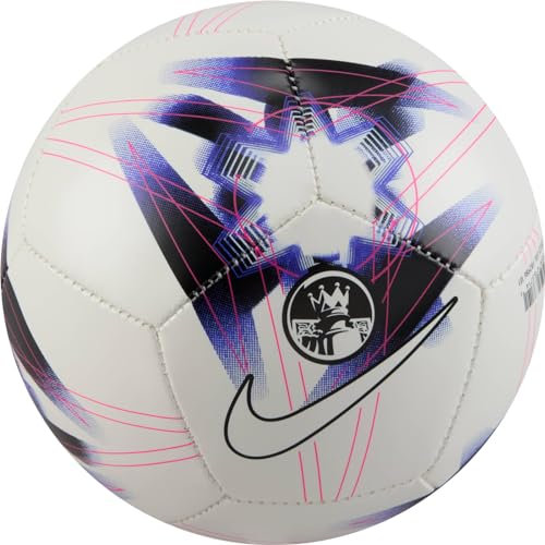 Nike Pallone Da Calcio Pl Nk Sklls - Fa23, White/Fierce Purple/White, FB2986-101, 1