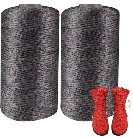 2 Pezzi Filato Di Cotone Scintillante Filati Cotone Glitter Per Uncinetto Borse Uncinetto Sorrento Fili Cordoncino Paillettes Filato Per Maglieria, 200g Per Ferri Uncinetto