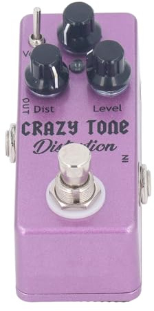 Pedal de Efecto de Guitarra, Pedal de Guitarra de Distorsión de Operación Simple DC9V para Guitarras Eléctricas