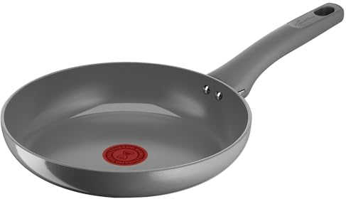 Lagostina Risorsa Padella 32 cm, Rivestimento in Ceramica Antiaderente, Scorrevolezza Ottimale, Riciclata, Riciclabile, Cottura Salutare, Thermo-Signal, Sicurezza, Induzione, 010274040132