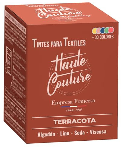 Haute Couture Textilfarbe – 350g – Terrakotta - Alles-in-Einem – Fertig zur Anwendung für Kleidung und Stoffe