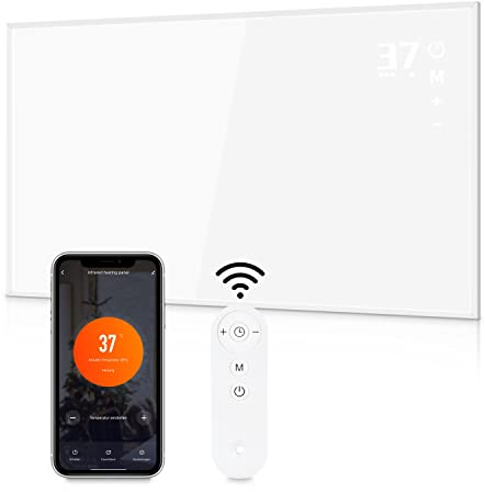 cliheet Calentador de Infrarrojos Radiador de calefacción eléctrico de Ahorro de energía - Calentador de Pared por Infrarrojos Calefacción de 450 W Calentador eléctrico montado en el Techo