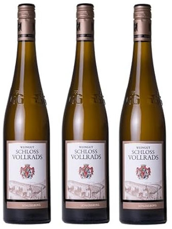 3x 0,75l - 2023er - Schloss Vollrads - Riesling - Schlossberg - Großes Gewächs - VDP.Große Lage- Qualitätswein Rheingau - Deutschland - Weißwein trocken