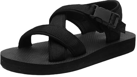 Générique Sandales Homme Chaussures Pieds Nus Claquette Hommes Cuir Nu D Été Marche Claquettes Chausson Chaussure 47 Plage Ete Effet Pied Ouverte Mule Pantoufles Pour Semelles Amovibles Randonnée