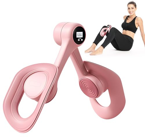 Kegel Pelvic Floor Trainer for Women, Thigh Exerciser with Intelligent Screen Display for Counting, Leg Strengthener Workout Exerciser Equipment for Home Use