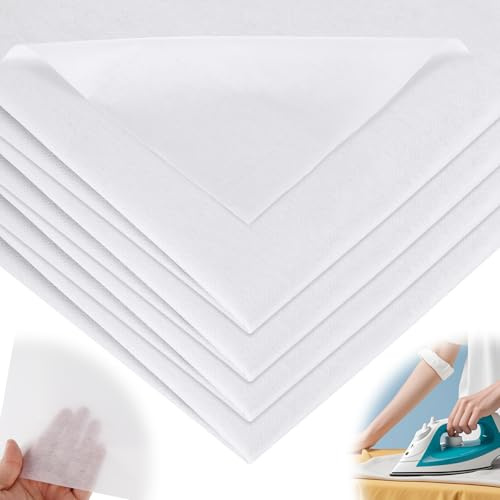 Lociban Thermocollant Couture, Entoilage Thermocollant Coutures 200 x 100 cm, Thermocollants Tissus Fer à Repasser 50g/m², Molleton Thermocollants, pour Les Plis de Repassage, la Coutures