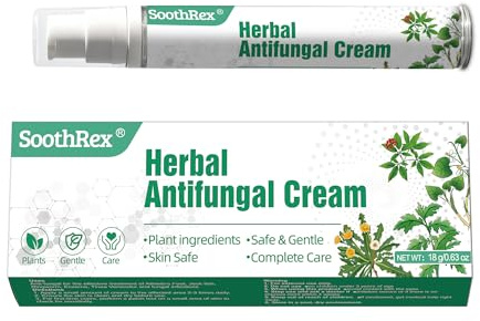 Herbal Antifungal Cream: Anti Fungal Skin Cream for Athlete’s Foot, Ringworm, Jock Itch, Moisturizing Formula, Suitable for All Skin Types