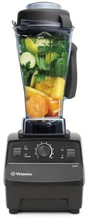 Vitamix 5200 Blender, Professional-Grade Blender for Smoothies, Soups, Ice Cream and More, Stainless-Steel Blades, Self-Cleaning Kitchen Appliance, 64 Oz Container, Black