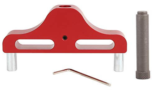 Garosa Adjustable 95MM Aluminum Alloy Woodworking Marking Gauge with Center Finder - Professional Wood Scribe Tool for Precision Layouts, Red Scribing Gauge