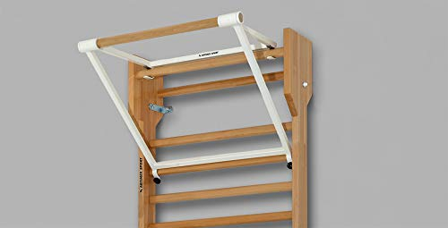 ARTIMEX Barre de Traction Pliable pour Espalier- utilisée dans Les Maisons, Les gymnases ou Les centres de Fitness pour l'entraînement et Le Fitness, Code 248 (Blanc)