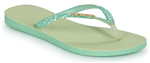 Havaianas Women's Flip-Flop, Glitter Flourish, 1/2 UK