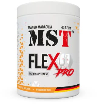 MST® Nutrition Flex Pro Pulver – Kollagen, MSM, Glucosamin, Chondroitin & Hyaluronsäure – Hochwertige Rezeptur – Made in Germany (420g, Mango Maracuja)
