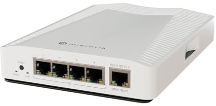 MikroTik CRS304-4XG-IN Desktop Switch 4x 10 Gbit, 1x Gbit Ports Switche (CRS304-4XG-IN)