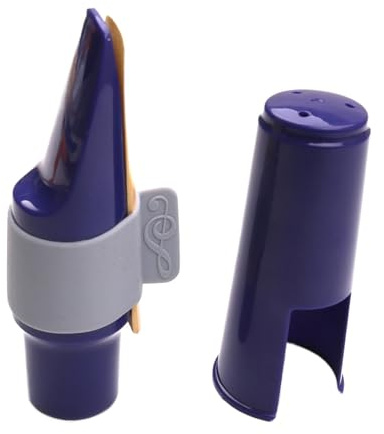 Tuxxjzm Bocchino per sassofono con coperchio, accessorio per suonare il sassofono tenore, accessorio portatile per esterni, strumento musicale per studenti, per aule di musica, palcoscenico